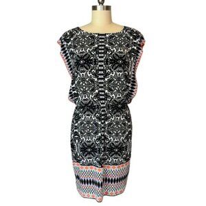 NWT London Style Black & White/Multicolor Dress